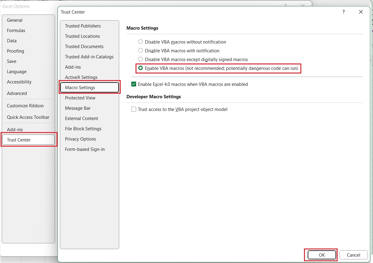 How to Unblock Macros in e-TDS XL? – Skorydov TDS