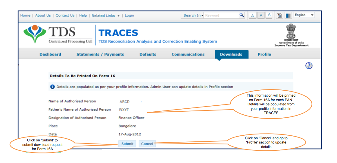 How to generate Form 16A? – Skorydov TDS